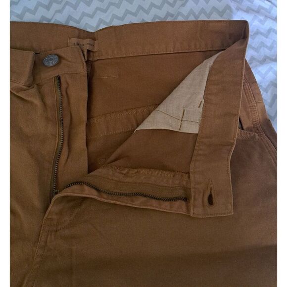 Silence + Noise Womens Size 8 Hi Rise Wide Leg Ankle Pants Mustard Yellow - Picture 3 of 7